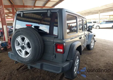 2020 Jeep Wrangler Unlimited Sport S 4X4 z USA, uszkodzony, nr VIN 1C4HJXDN2LW166455